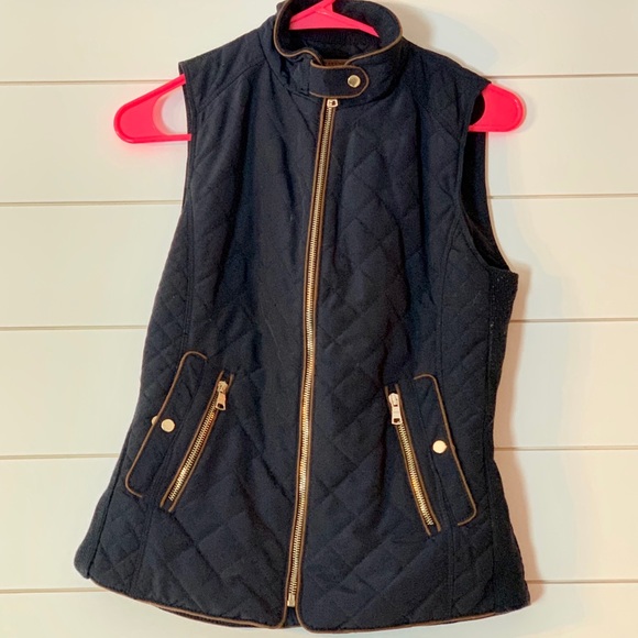 Zara Jackets & Blazers - Zara Woman Blue Quilted Vest